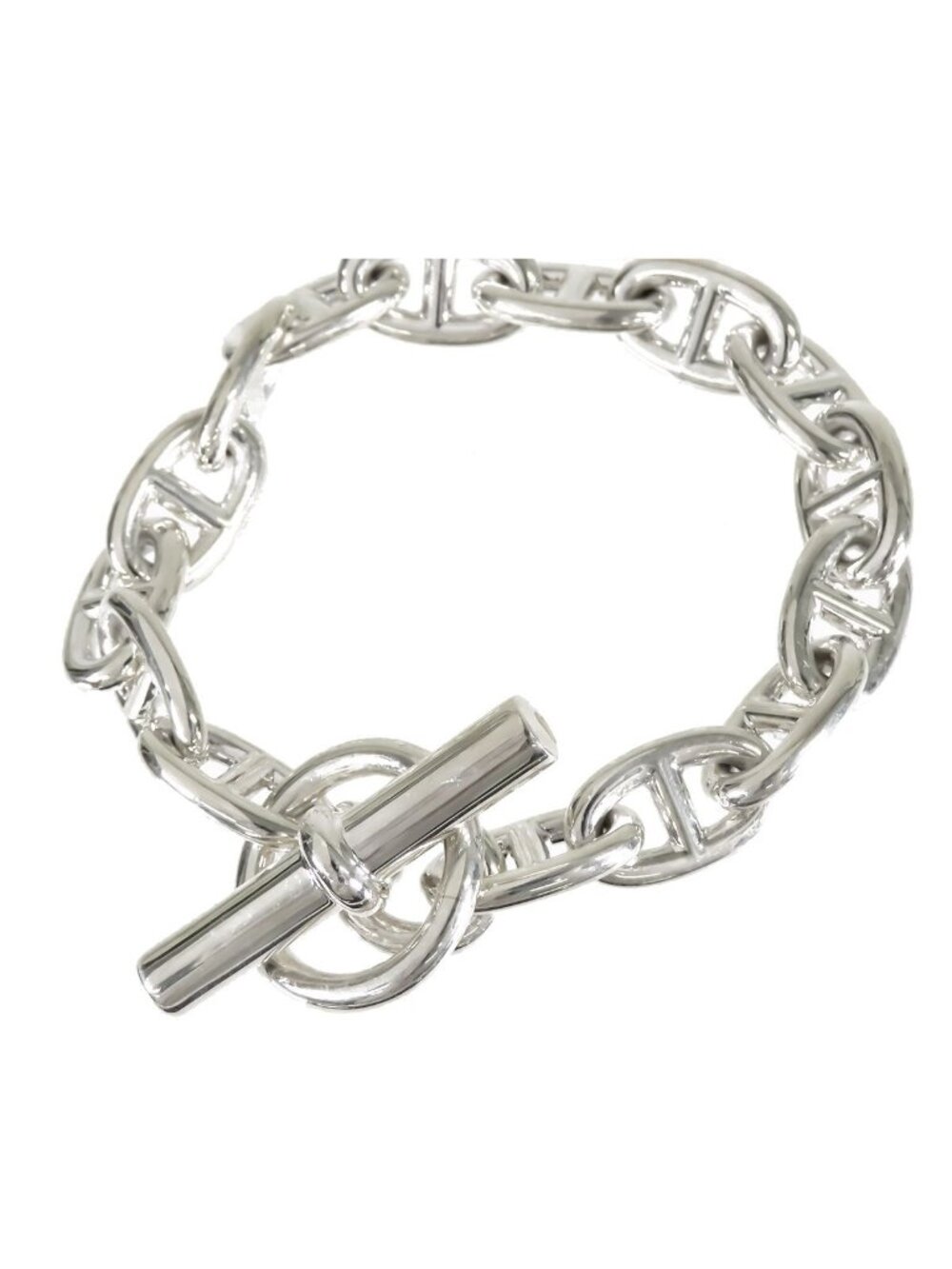 Hermes Chaine D'ancre MM Silver 15 Links Bracelet